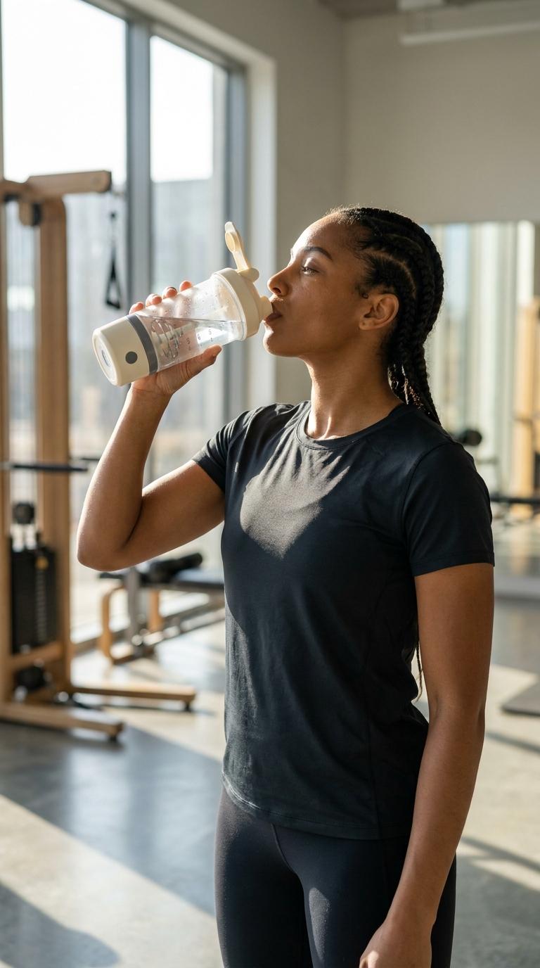 MEZCLADOR AUTOMATICO PROTEINA FITNESS